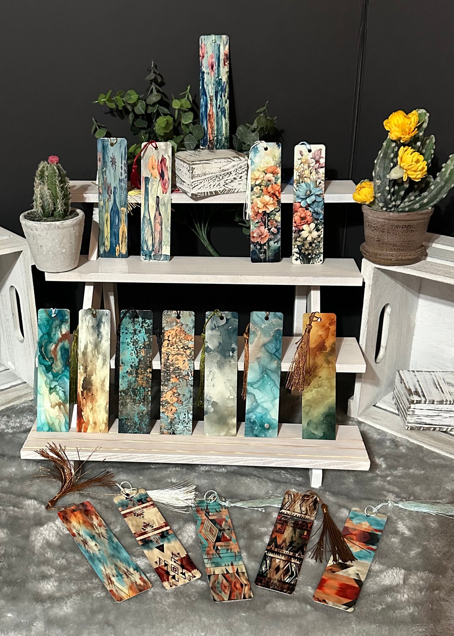 Brown/Gray Clouds Bookmark