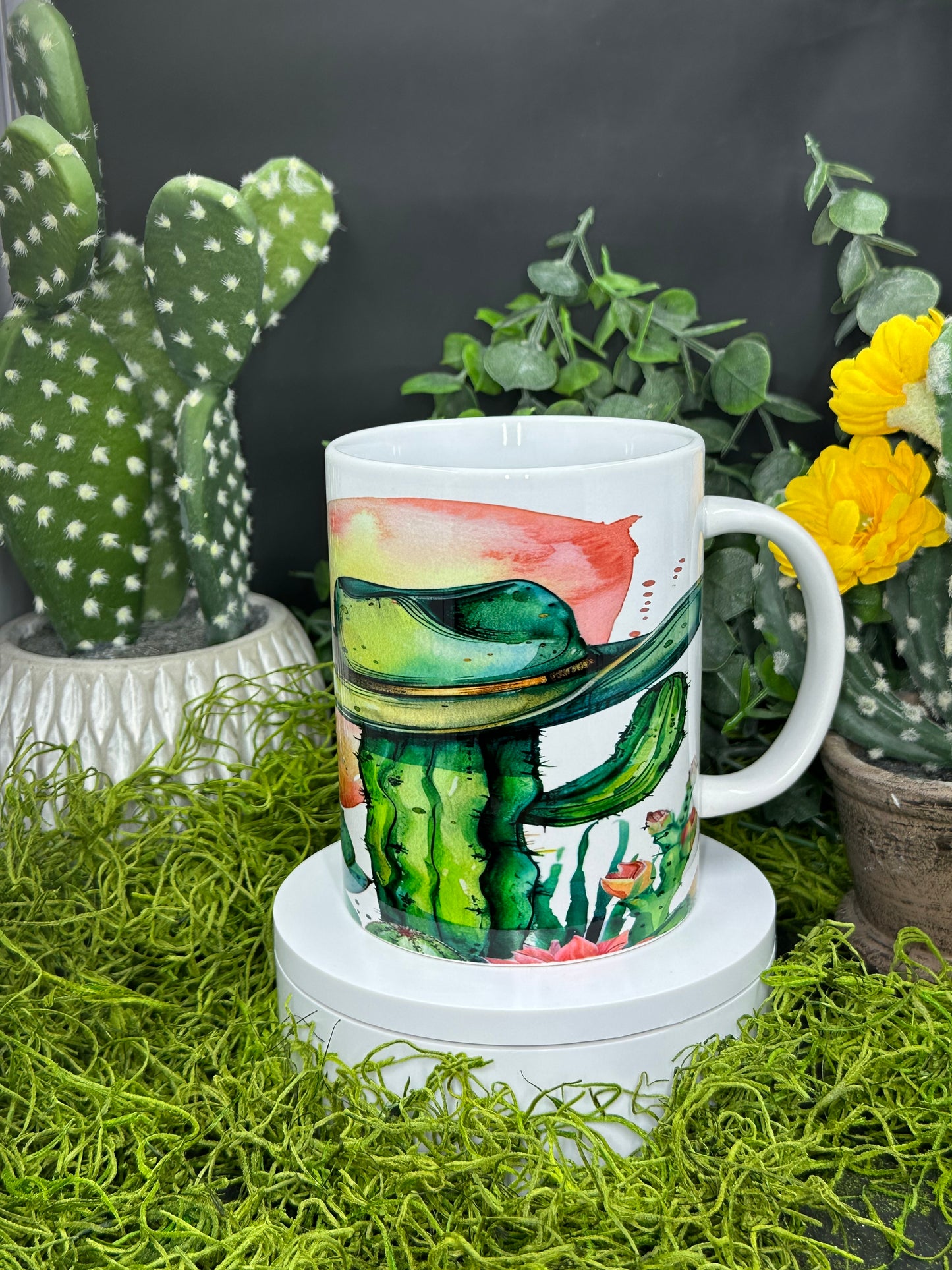 Cowboy Hat Cactus 15oz Mug