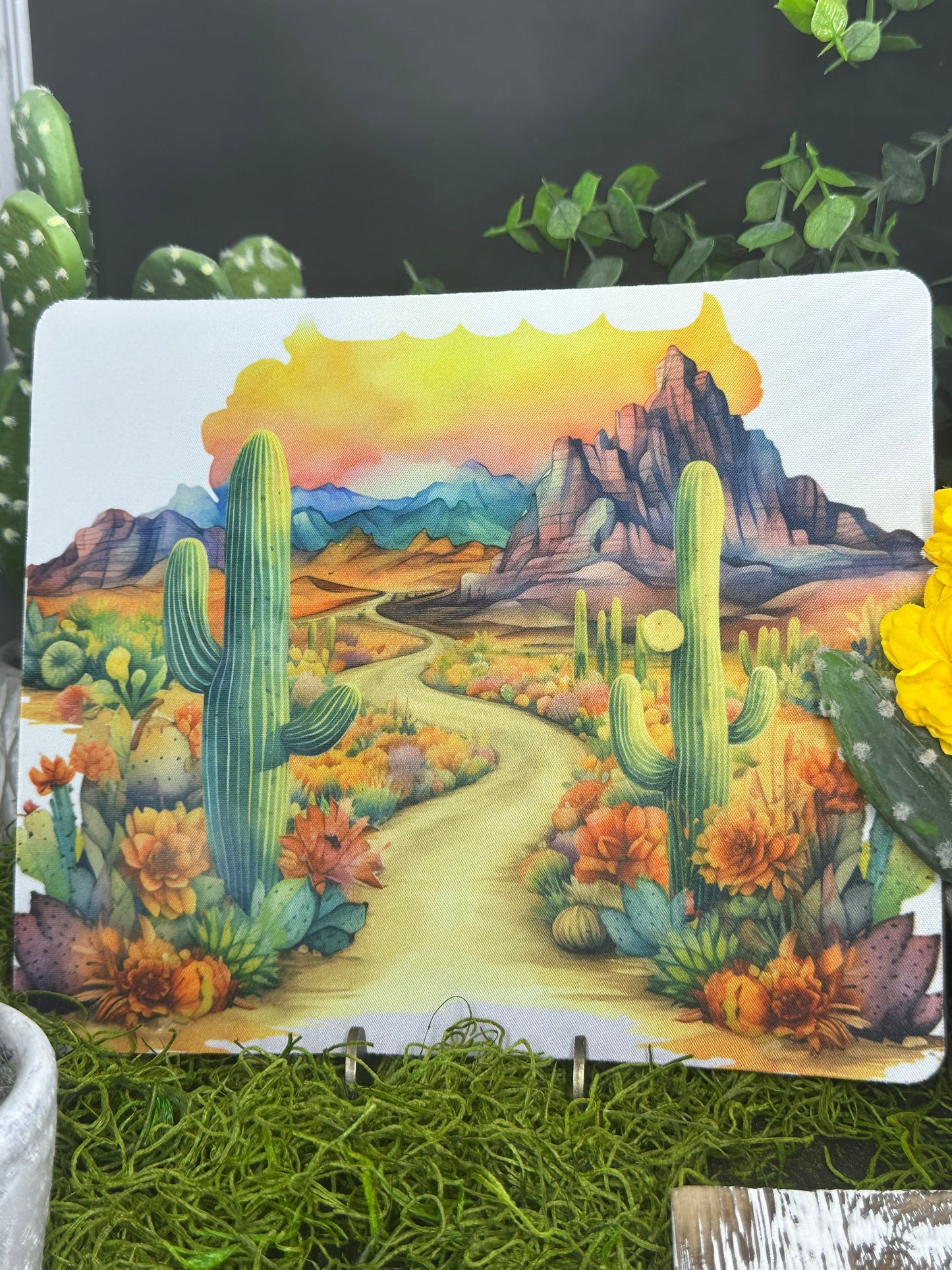 Surreal Desert Drive Mousepad
