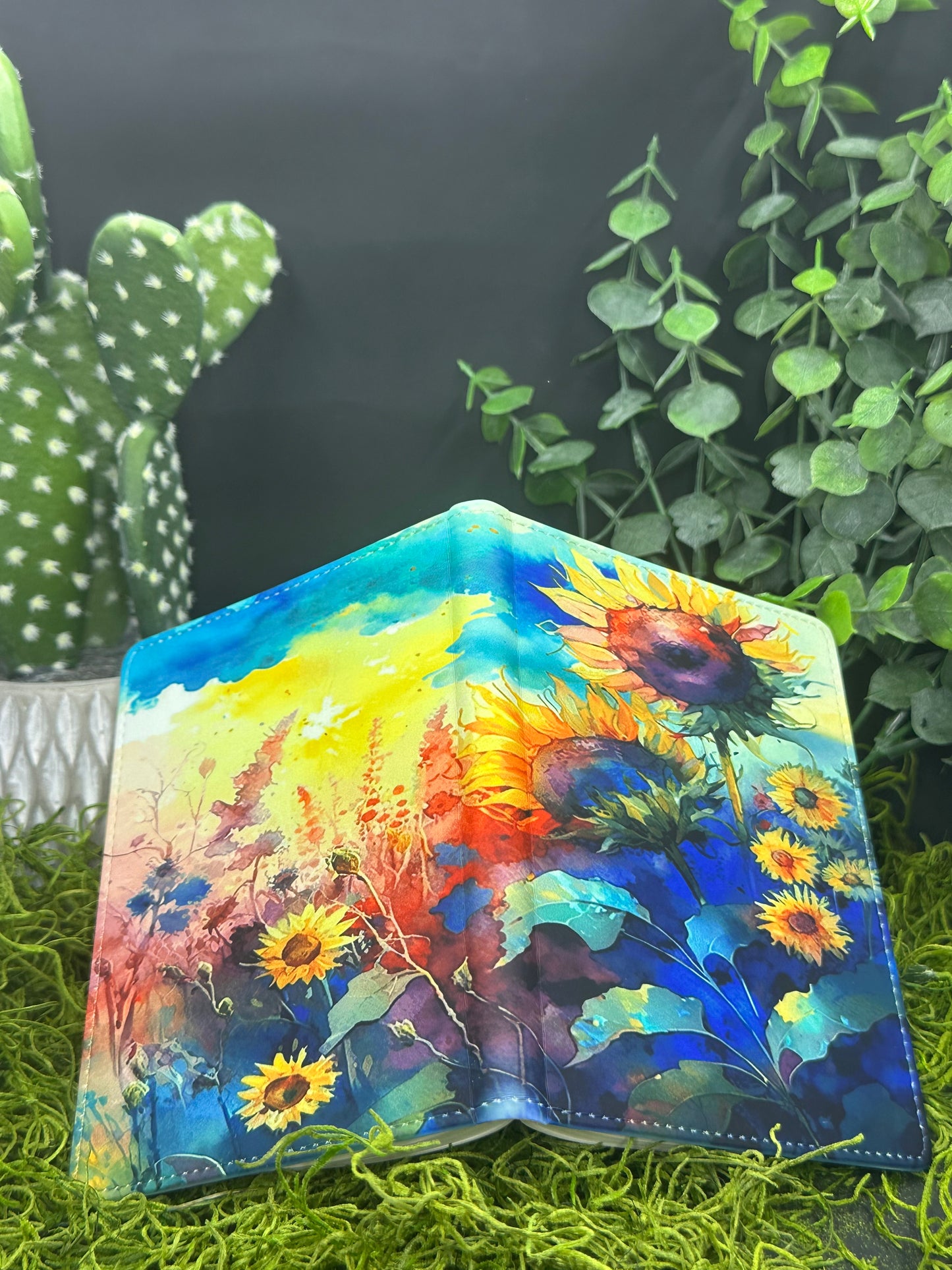 Watercolor Sunflowers Journal