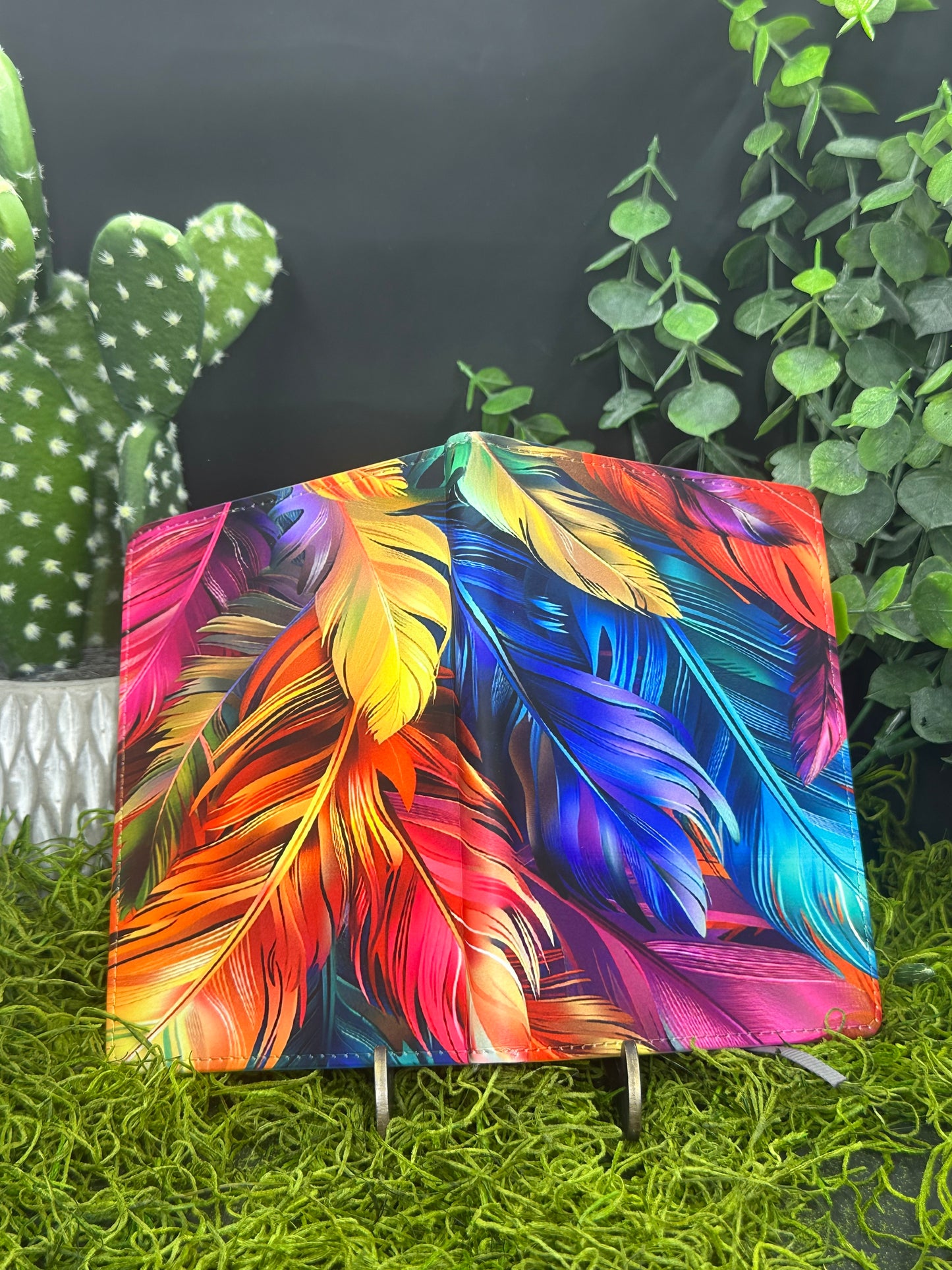 Colorful Feathers Journal