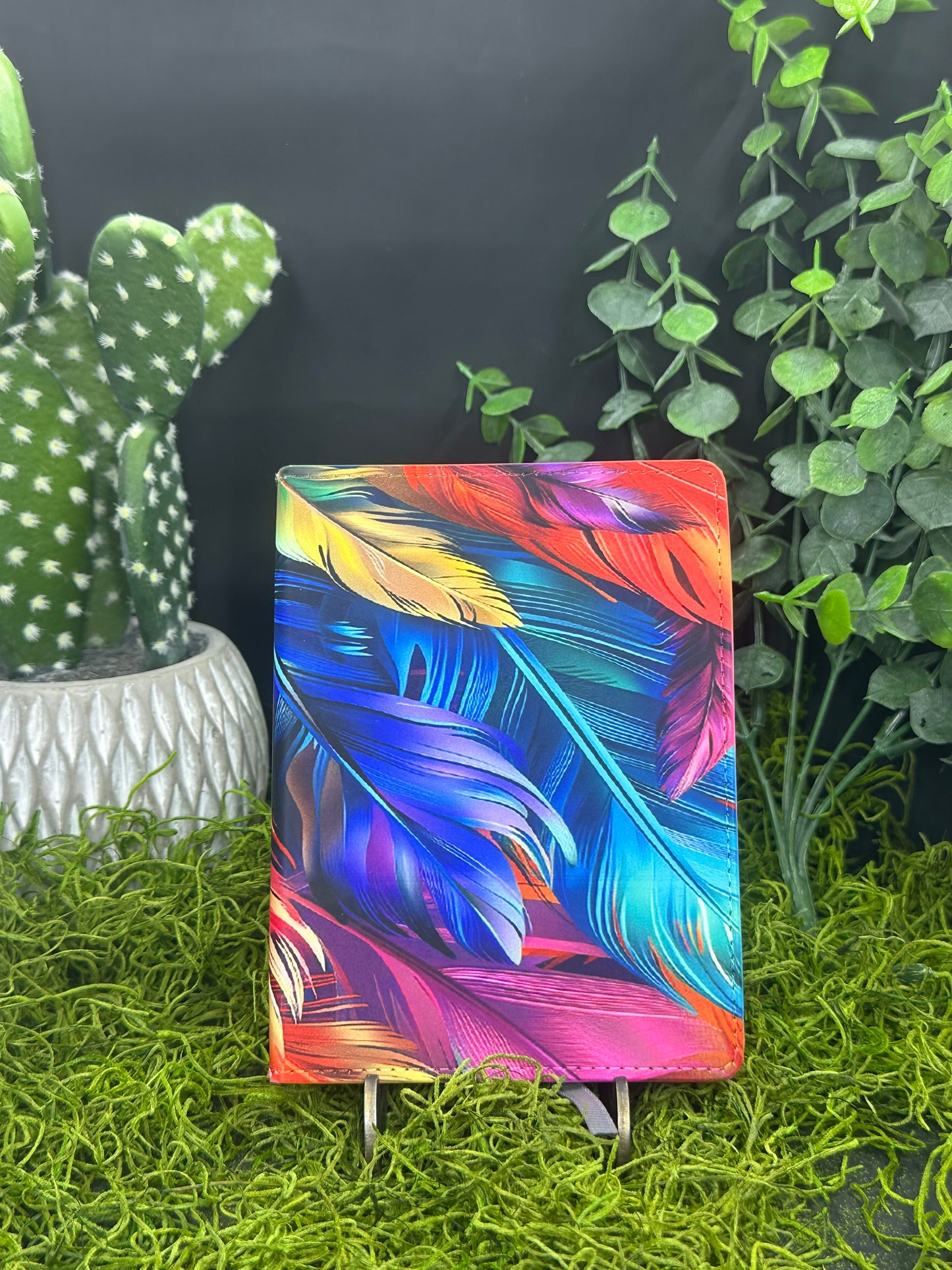 Colorful Feathers Journal