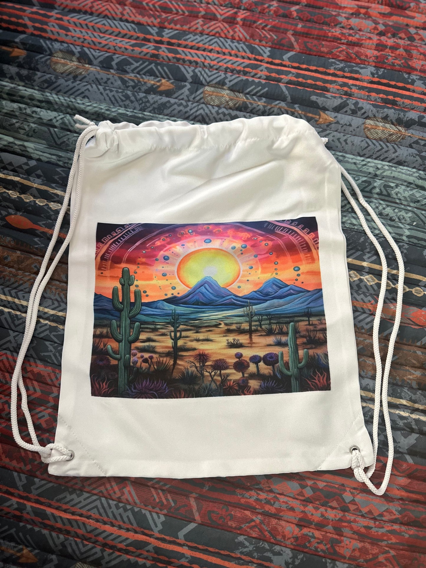 Boho Pastel Sunset Backpack