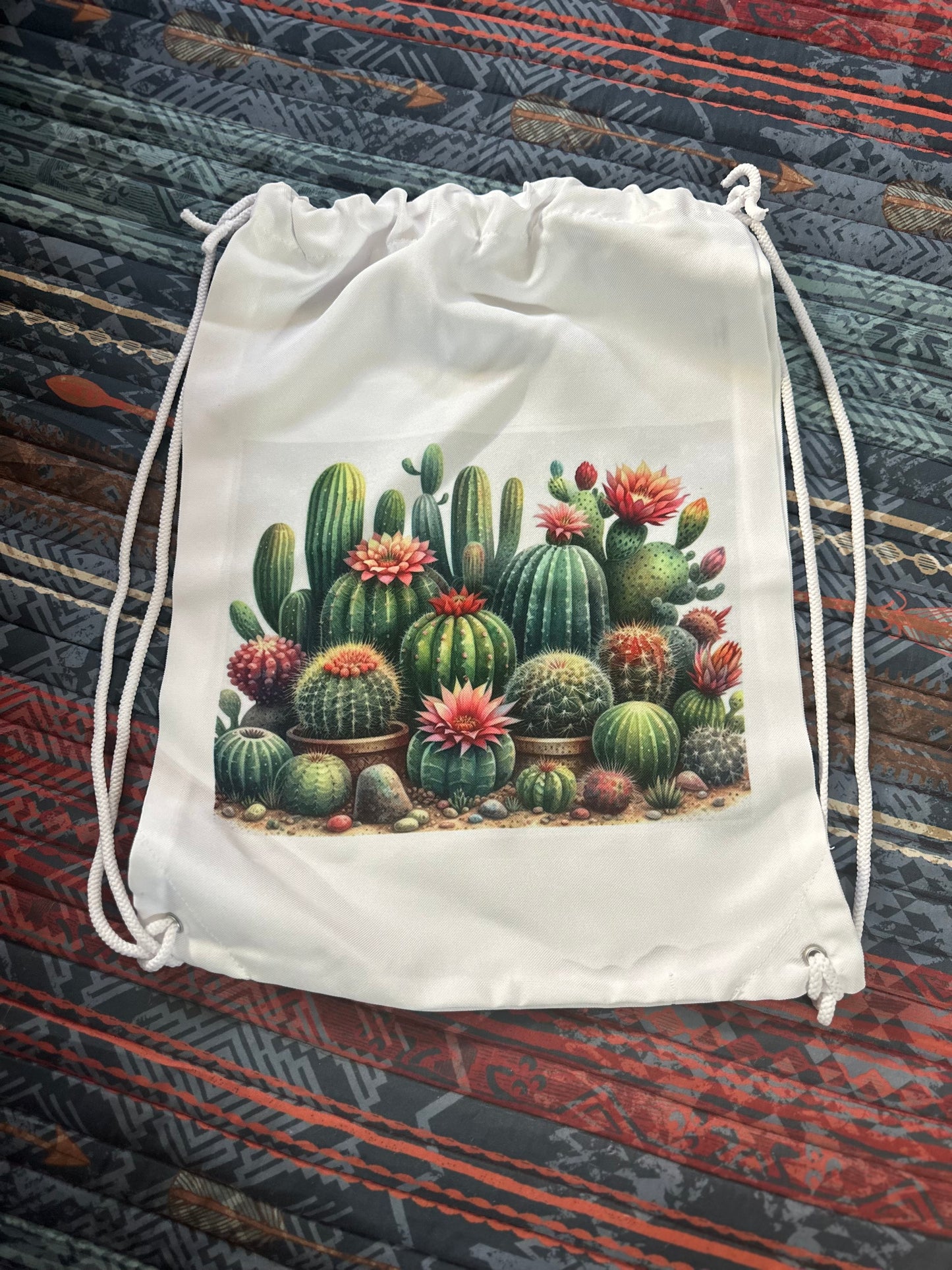 Succulant Cactus Garden Backpack