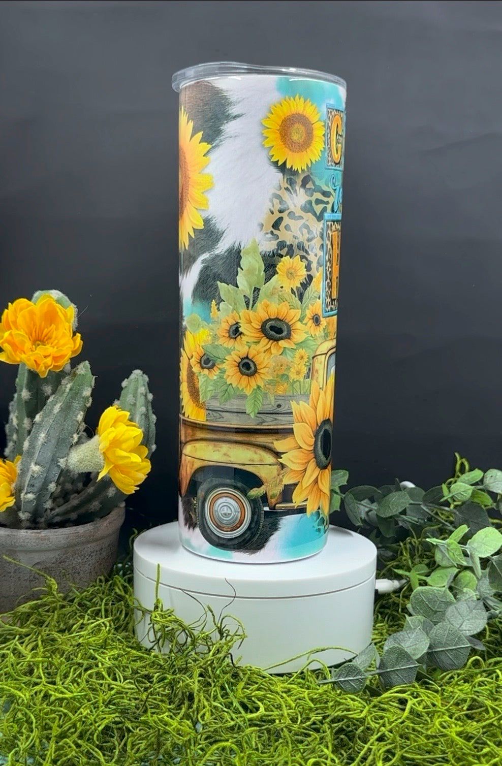 Country Roads Skinny Tumbler