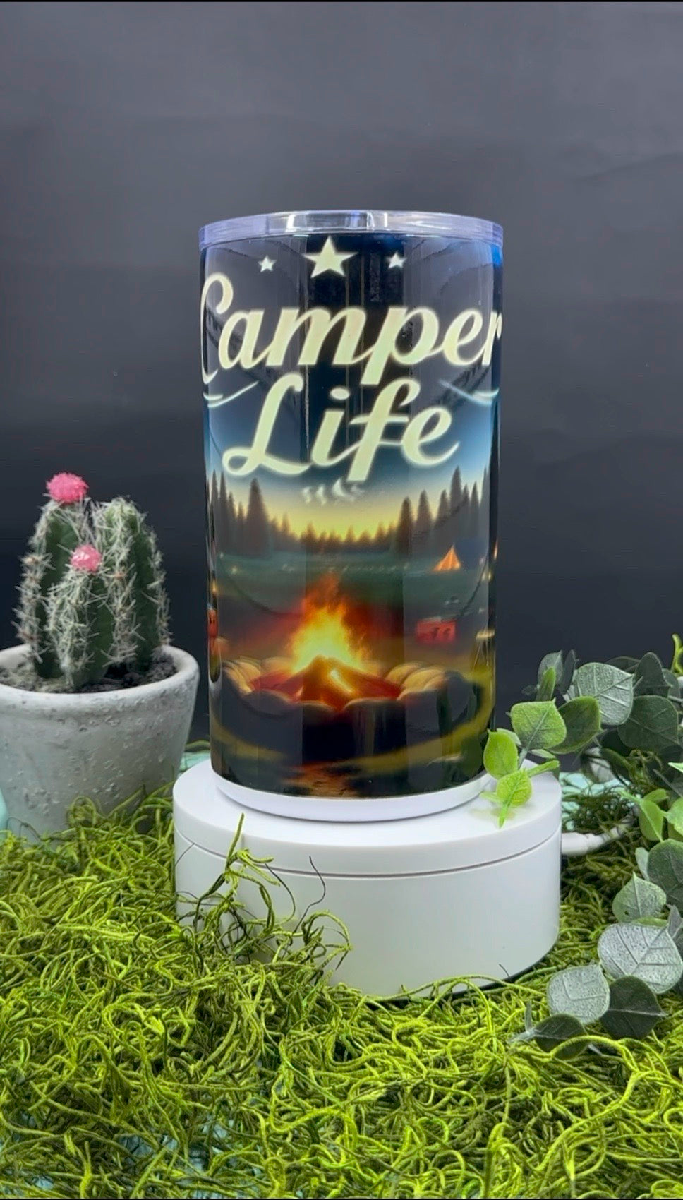 Camper Life Handled Tumbler