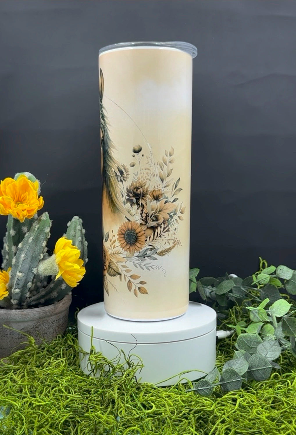 Brown Horse Skinny Tumbler