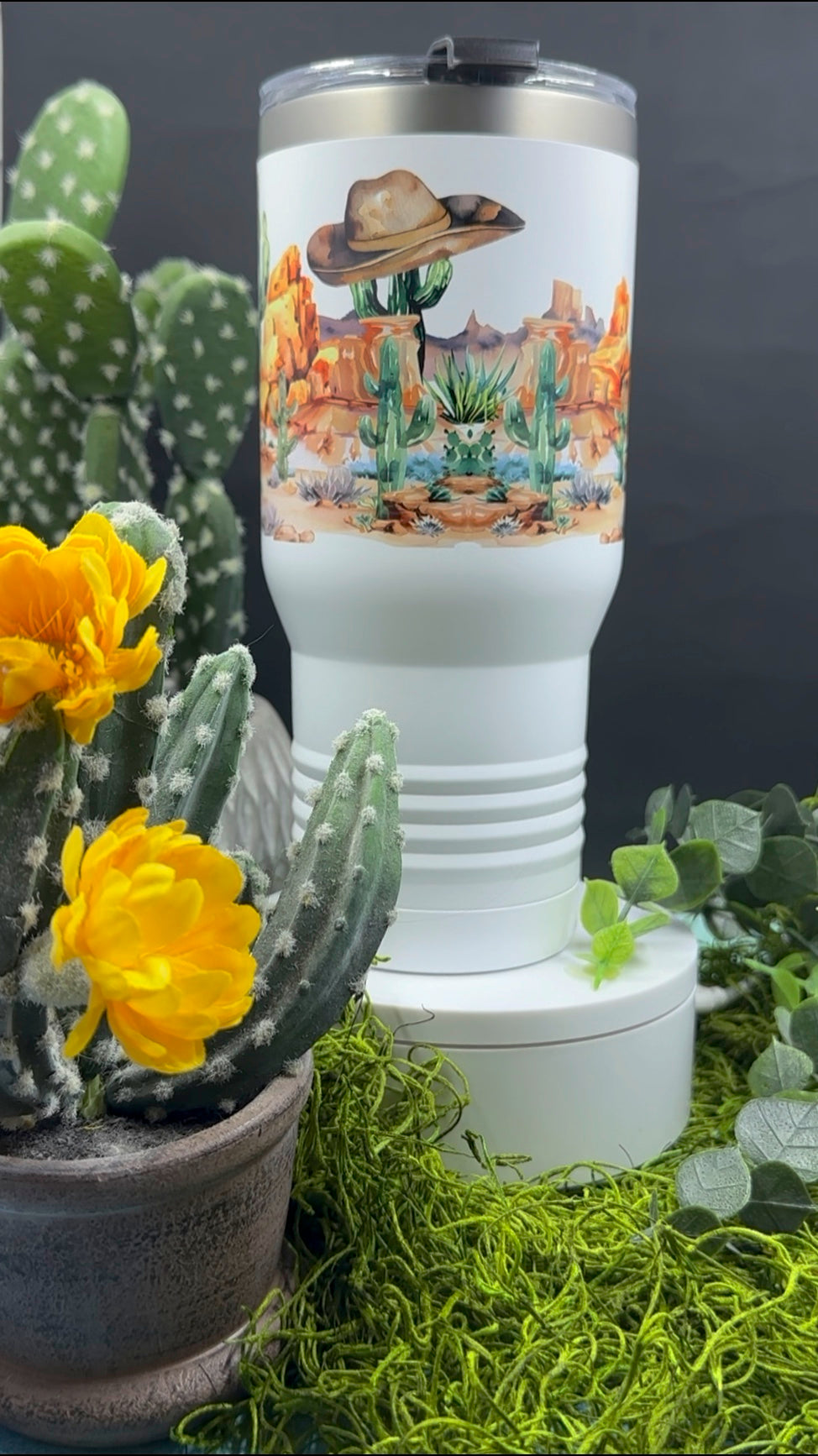 Cowboy Hat Tapered 22oz Tumbler