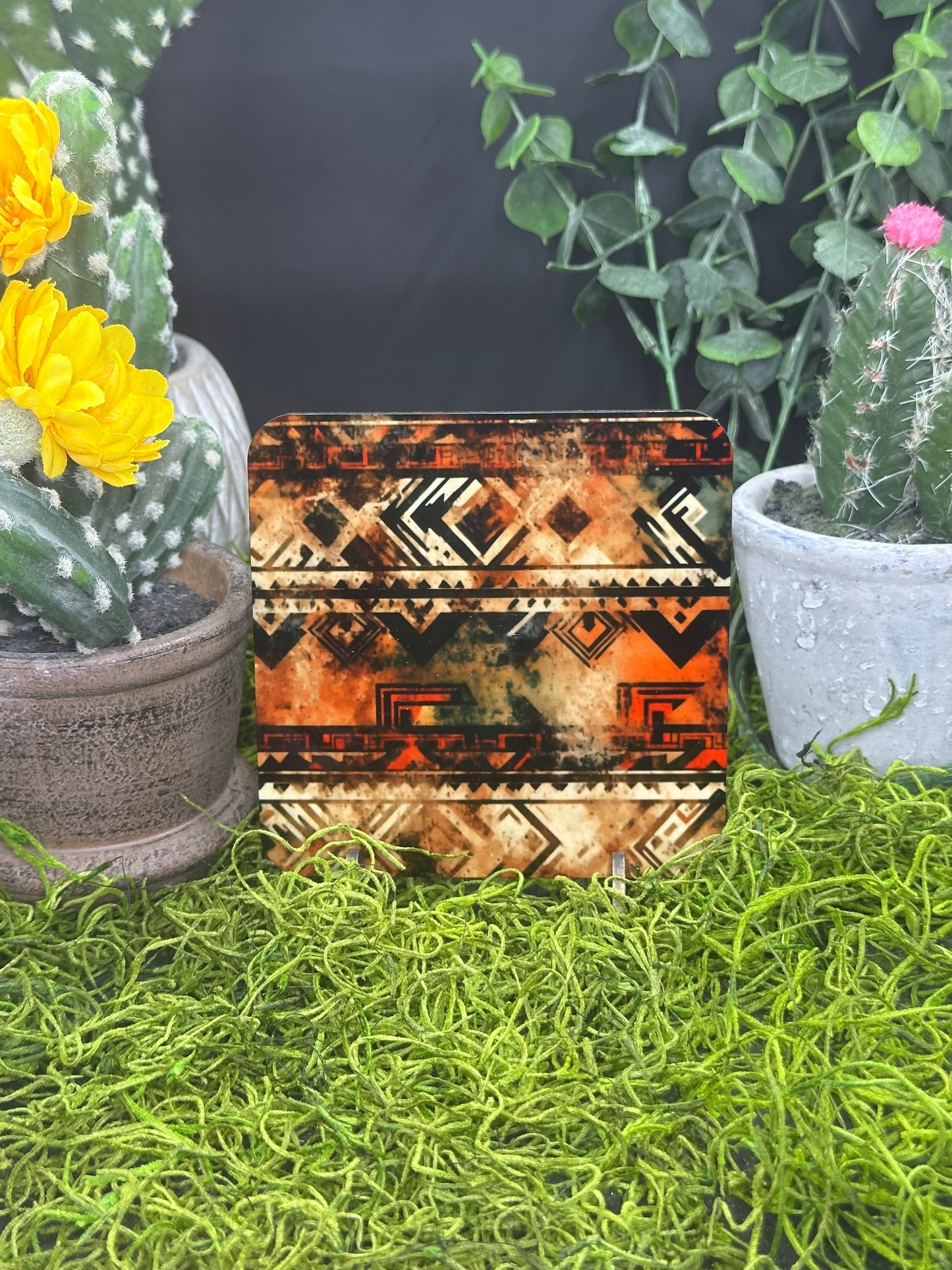 Aztec Rug #2 PDF, Square Coaster