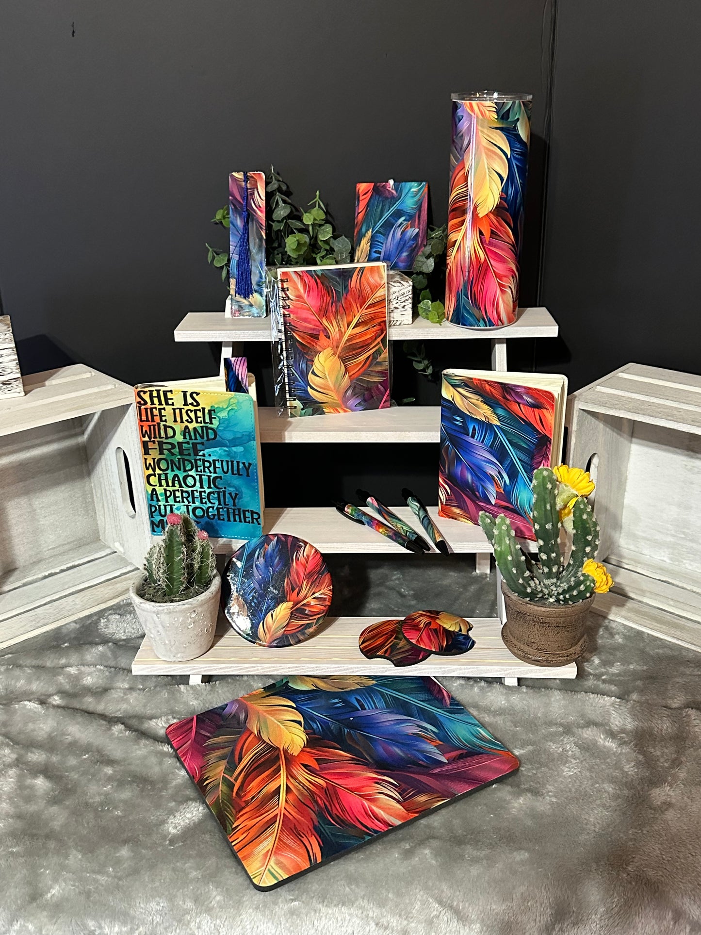 Colorful Feather Collection