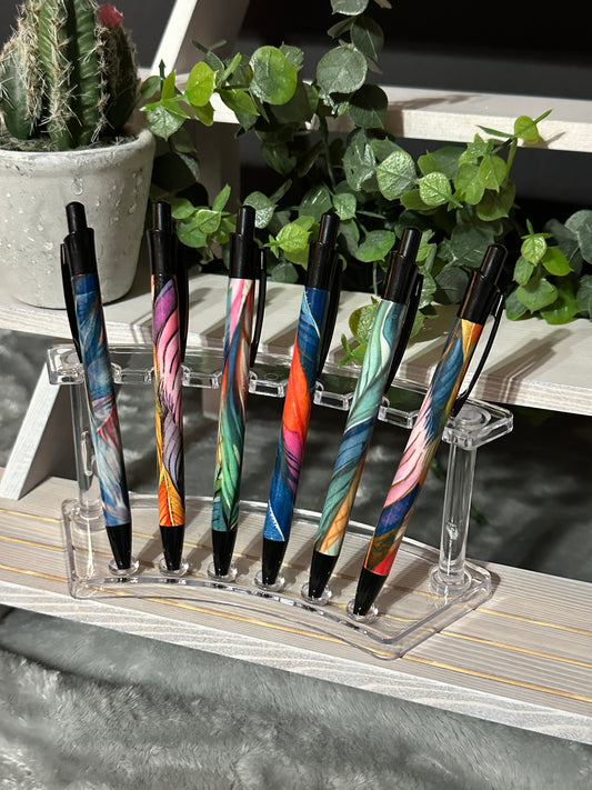Colorful Feathers Ballpoint Pen