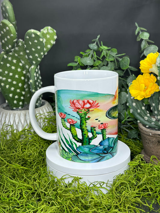 Cowboy Hat Cactus 15oz Mug