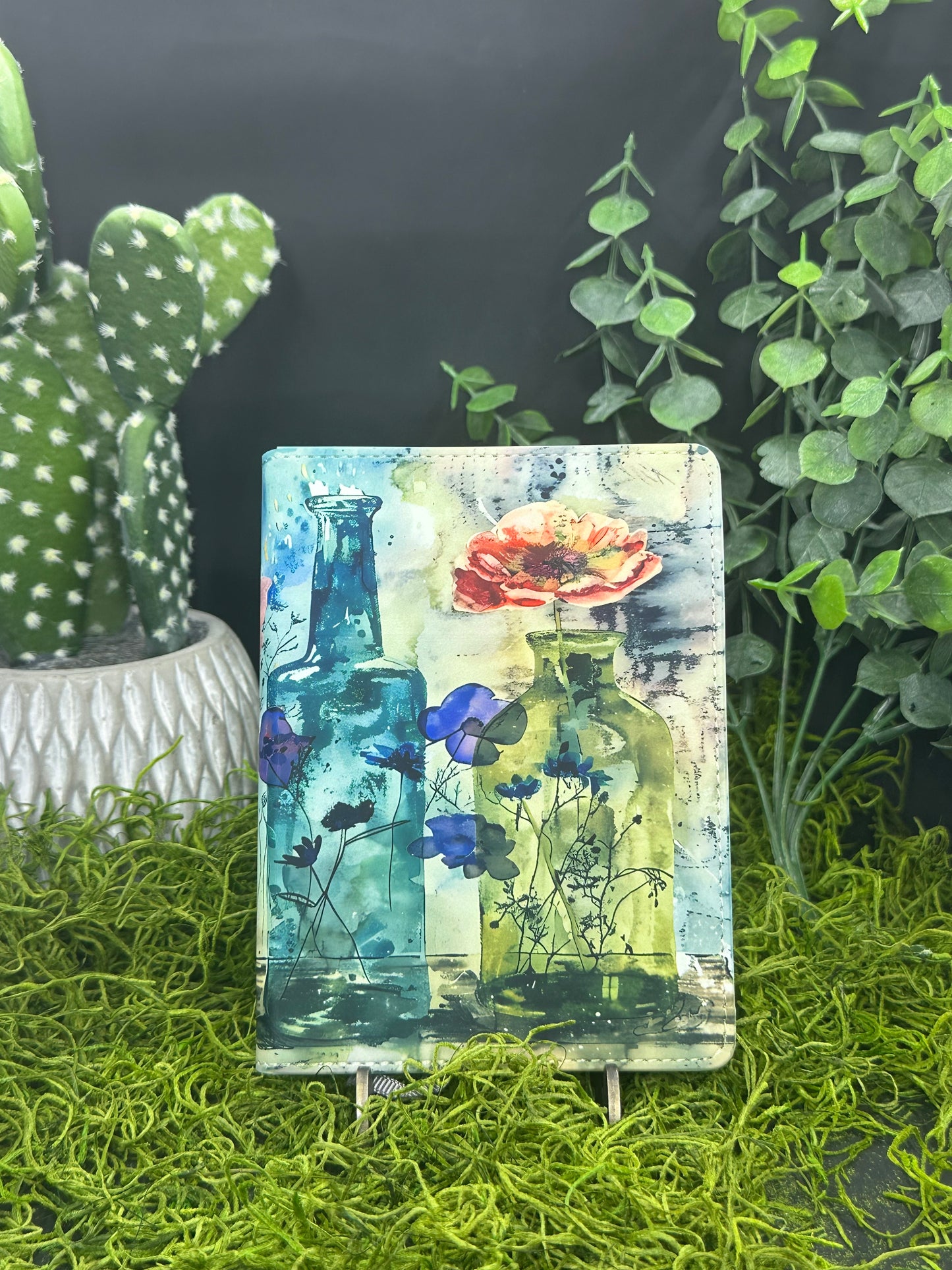 Bottled Flowers Pink Journal