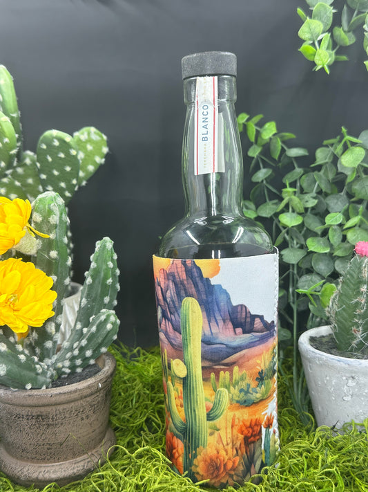 Surreal Sunset Drive Bottle Koozie