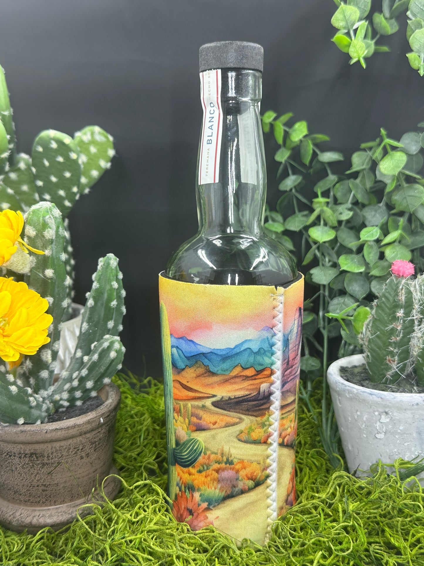 Surreal Sunset Drive Bottle Koozie