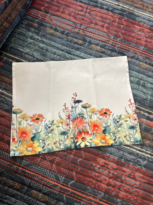 Wildflower Border Dish Towel