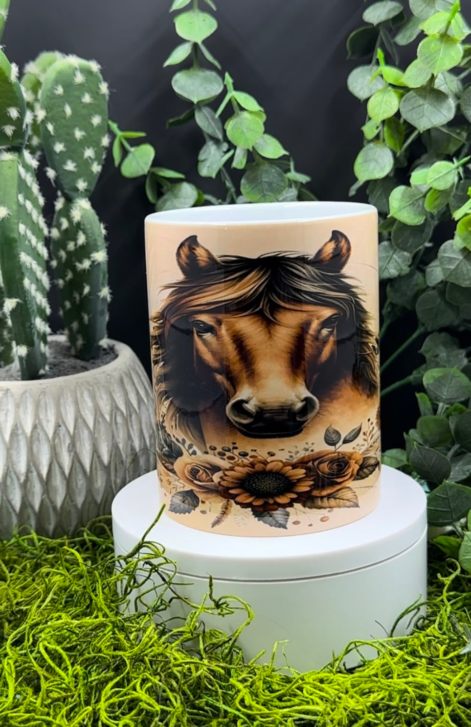 Boho Brown Horse 15oz Mug
