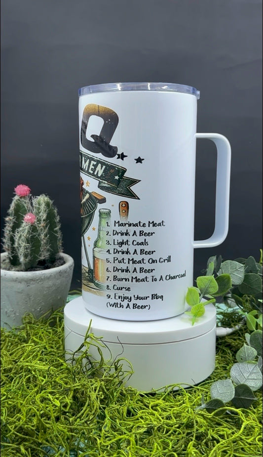 BBQ Rules Handled Tumbler