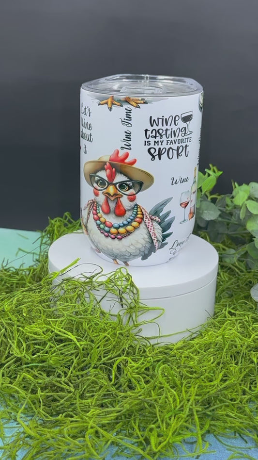 Chicks Wine Together Wine Tumbler